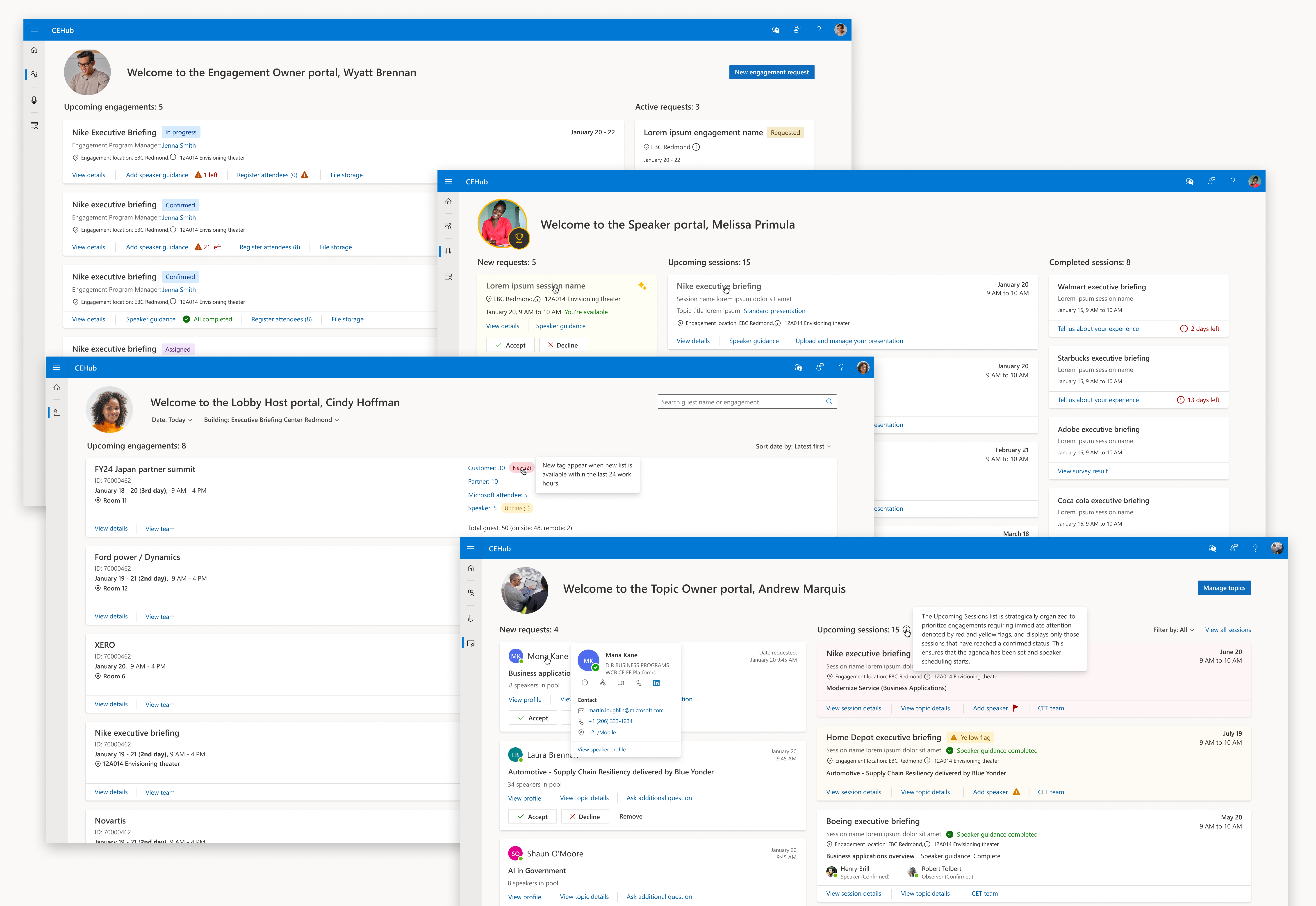 Hero shot — CEHub Engagement Owner homepage